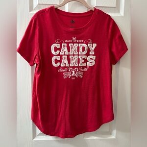 DISNEY MAIN STREET CANDY CANE TEE